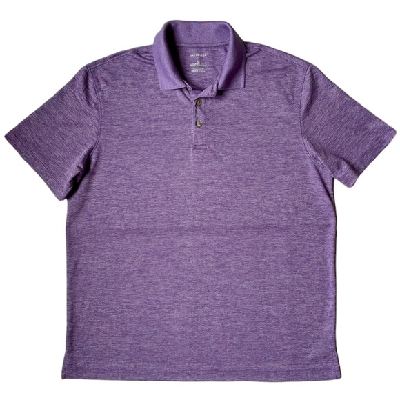 Men’s Van Heusen Air Golf Polo Shirt Purple - Medium - Picture 2 of 6